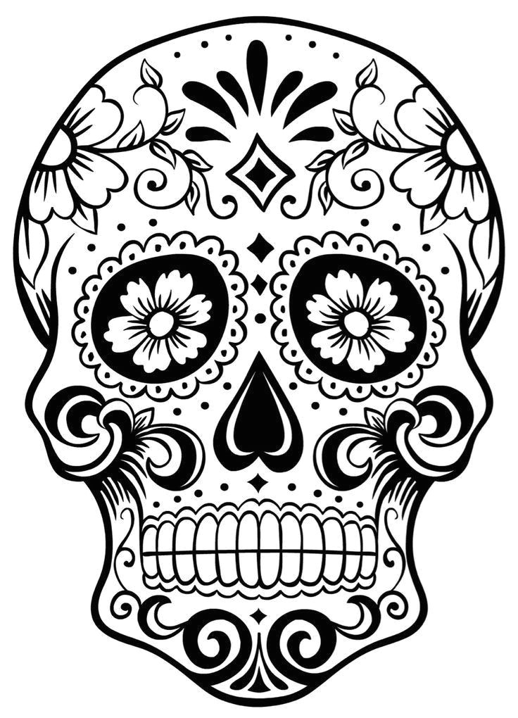 Skull Drawing Pattern Skull Coloring Pages for Adults Beautiful Skull Coloring Page