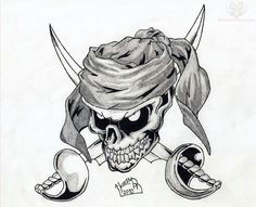 Skull Drawing Pirate 22 Best Pirate Flag and Skull Tattoo Designs Images Pirate Ship