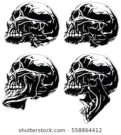 Skull Drawing Profile 70 Best Skullsmainly Images On Pinterest Skulls Skull and Skull