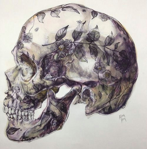 Skull Drawing Profile Profile A Sa A A A A Ra A Arte Calaveras Ilustraciones