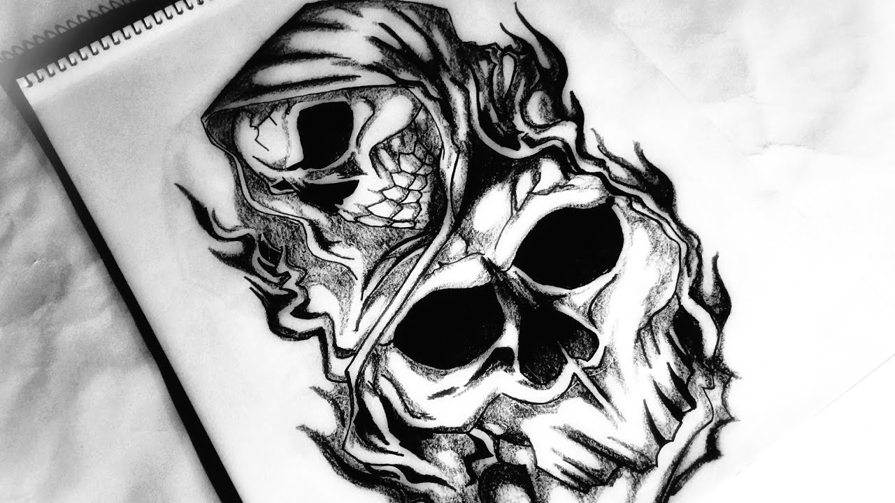 Skull Drawing Reaper How to Draw A Grim Reaper Tattoo Design Body Tattoo 2018 Update