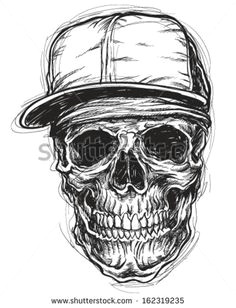 Skull Drawing with Bandana 123 Best Badass Drawings Images Drawings Skull Art Skulls