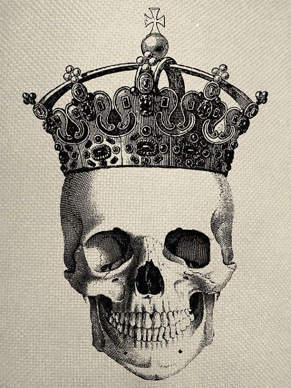Skull Drawing with Crown Pin by Tara Linares On Crowned Skulls Pinterest Prints