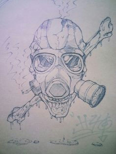 Skull Drawing with Gas Mask 37 Best Gas Masks Images Gas Mask Tattoo Skulls Drawings