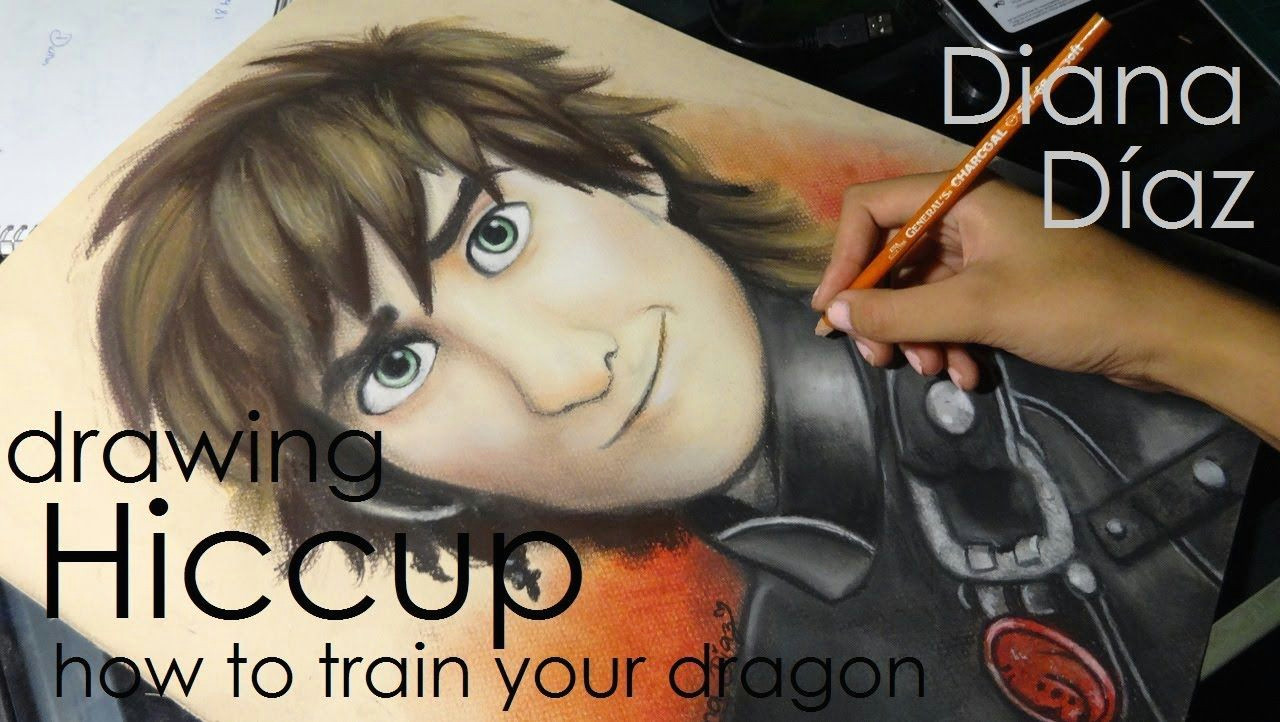 Speed Drawing Dragons Speed Drawing Hiccup How to Train Your Dragon Diana Da Az 3 3