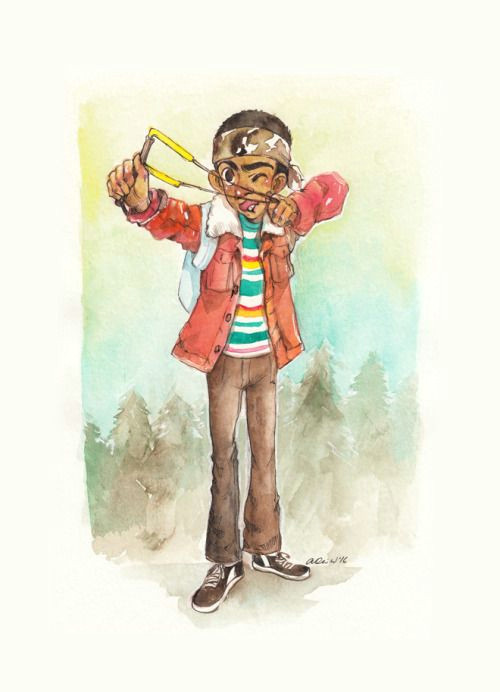 Stranger Things Drawing Book Sketches 64 67 Stranger Kids My Watercolour Paintings Of the Kids