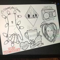 Stranger Things Drawing Lights Trinity D Strangerdimension On Pinterest