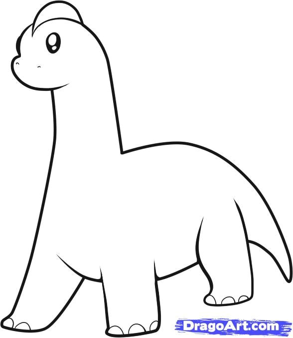 T Rex Drawing Easy Dinosaur Drawings for Kids How to Draw A Dinosaur for Kids Step 7
