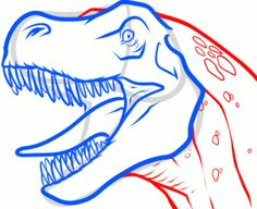 T Rex Head Drawing Easy 46 Best Draw Images Dinosaur Drawing Dinosaurs Drawing S