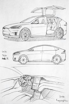 Tesla Model X Drawing Easy 19 Best Scetch Tutorials Images Drawings Drawings Of Cars