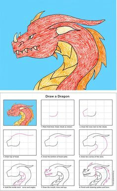 The Art Of Drawing Dragons Pdf 476 Best Drawring Tutorials Images In 2019 Easy Drawings Drawing