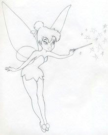 Tinkerbell Easy Drawings 394 Best Projects to Try Images Drawings Tinkerbell Disney