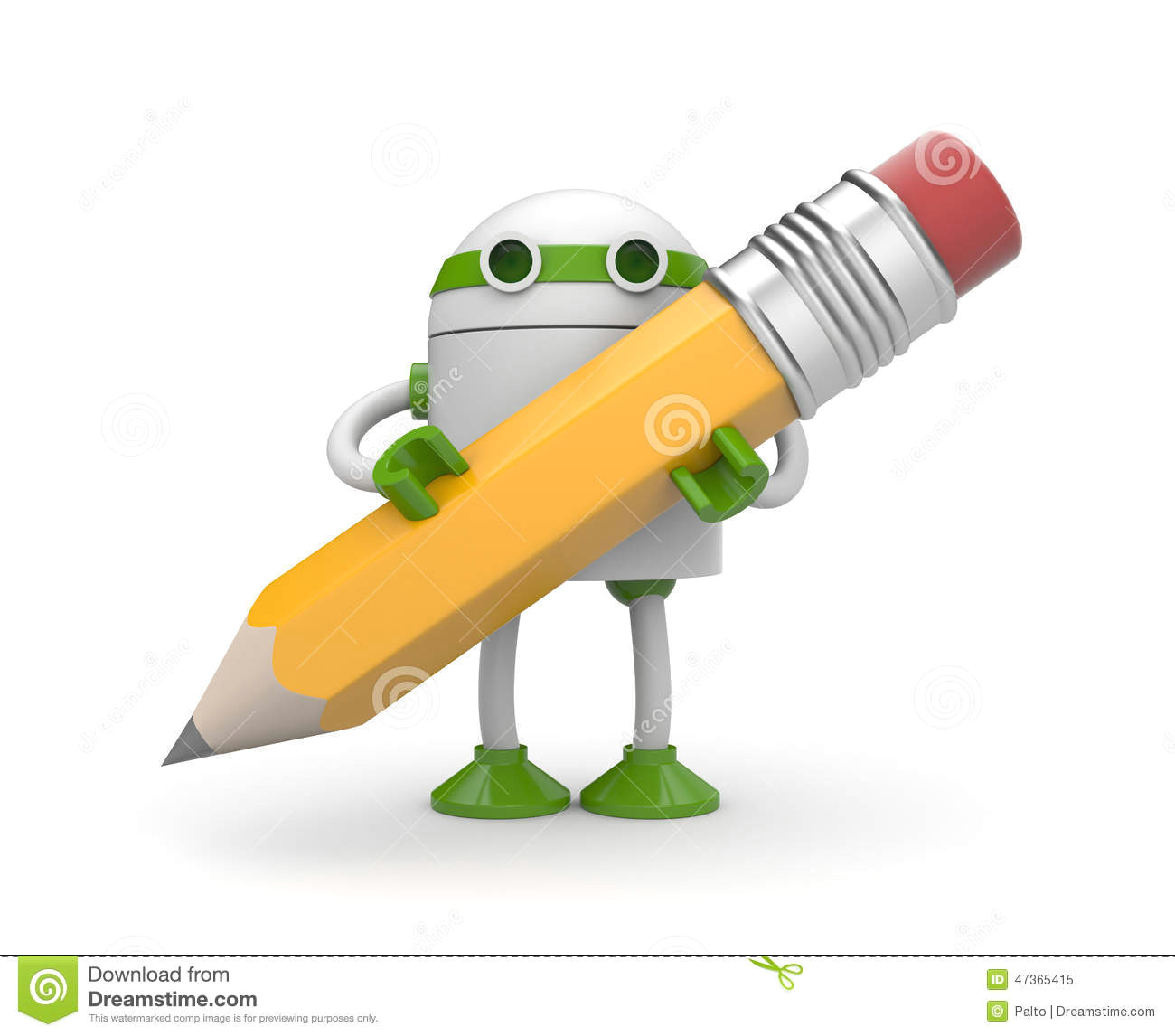 Tobot Z Drawing Robot with Pencil Stock Illustration Illustration Of Drawing 47365415