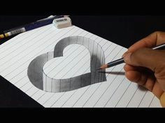 Trick Art Drawing 3d Easy Wie Man Recht Einfach 3d Bilder Zeichnet Basteln Drawings 3d