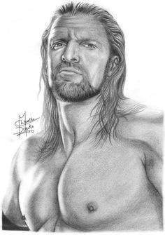 Triple H Drawing 61 Best Drawings Images Color Pencil Drawings Graphite Drawings