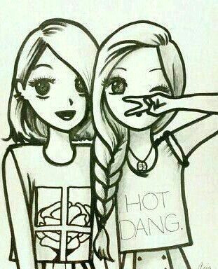 Tumblr Drawing Best Friends Pin by D N Don D N N N On D N Dod Pinterest Bff Drawings Drawings and