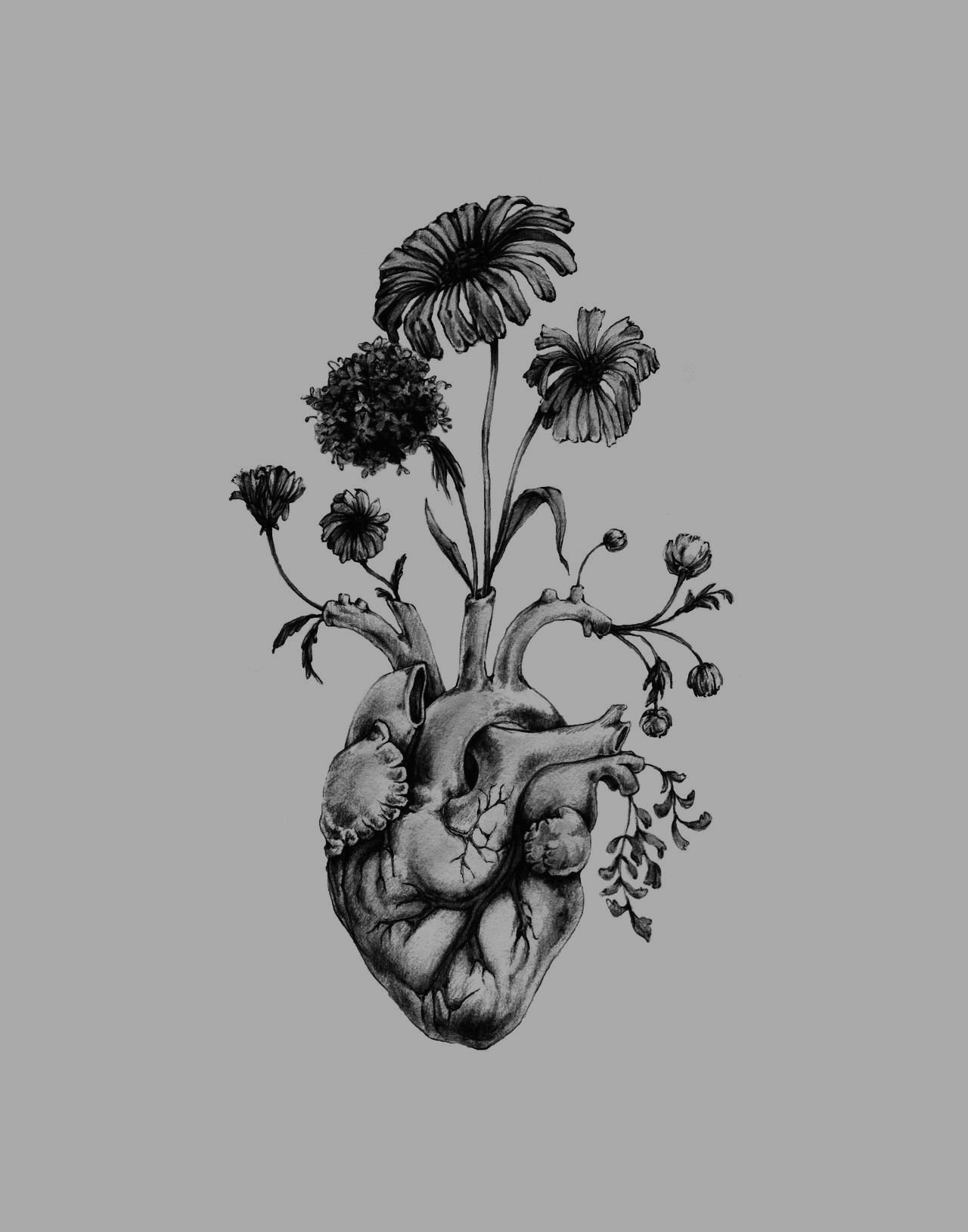 Tumblr Drawing Designs Flowers Human Heart Tumblr Hearts Tattoos Tattoo Designs Art