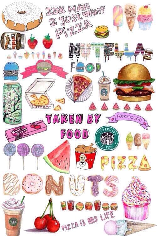 Tumblr Drawing Food Pin by I Love Joey Birlem On Cute Wallpaper Pinterest Drawings