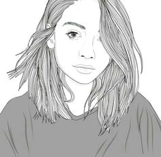 Tumblr Drawing Girl Short Hair 258 Best A Outline Arta Images Tumblr Drawings Girl Drawings