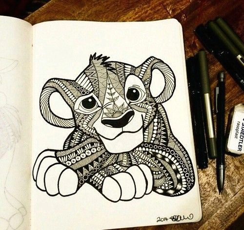Tumblr Drawing Lion Wow Se Dessin Est Super Beau Ink to Flesh Drawings Disney