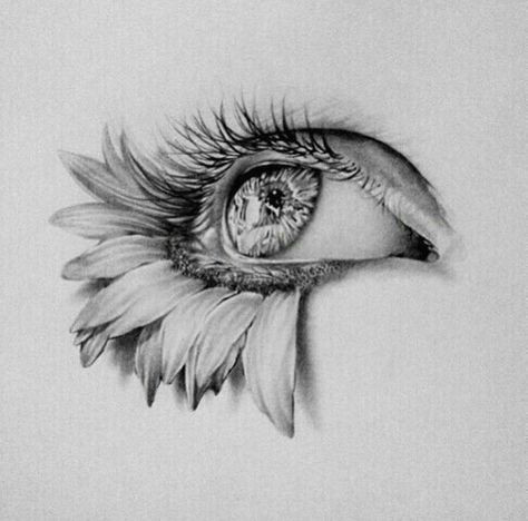 Tumblr Drawing Of Eyes Art Eye Flowers Drawing Sketch Drawings Pinterest Drawings