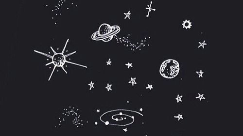 Tumblr Drawing Stars Indie Alien Grunge Space A E S T E T I C Planets Drawings