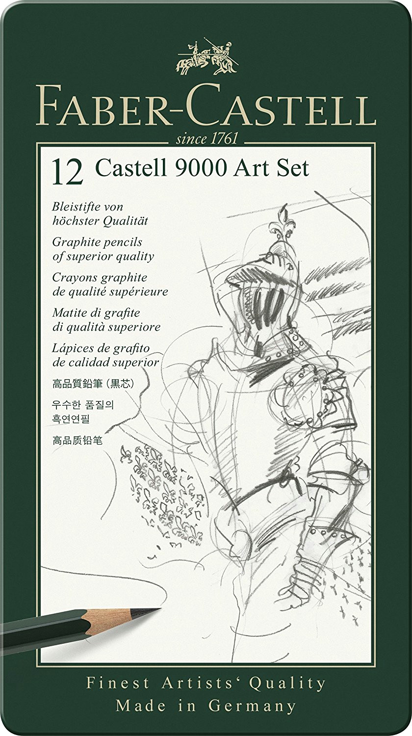 Ultra B Cartoon Drawing Faber Castell 119065 Bleistift Castell 9000 12er Art Set Amazon