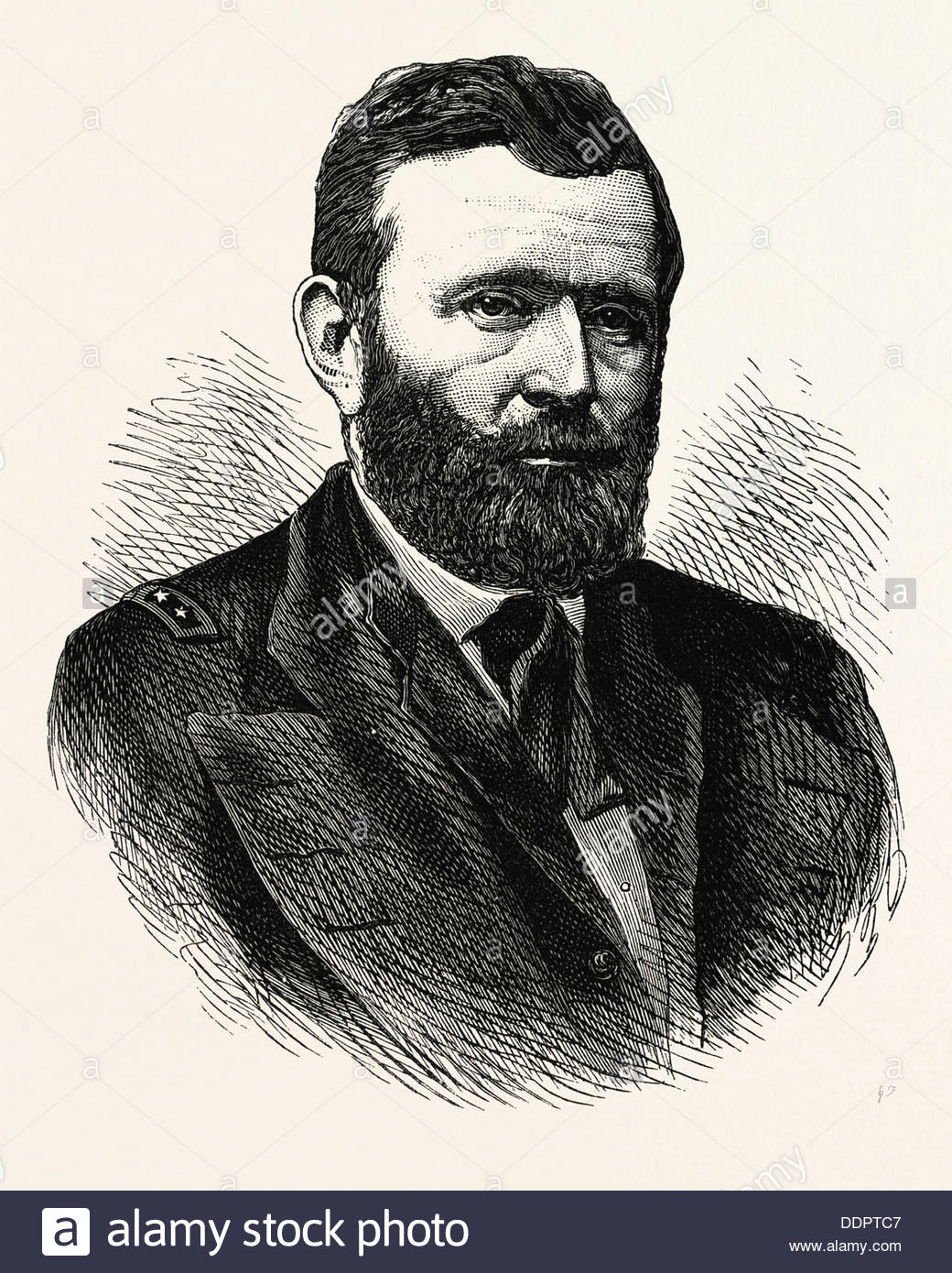 Ulysses S Grant Cartoon Drawing Ulysses S Gewahren Stockfotos Ulysses S Gewahren Bilder Alamy