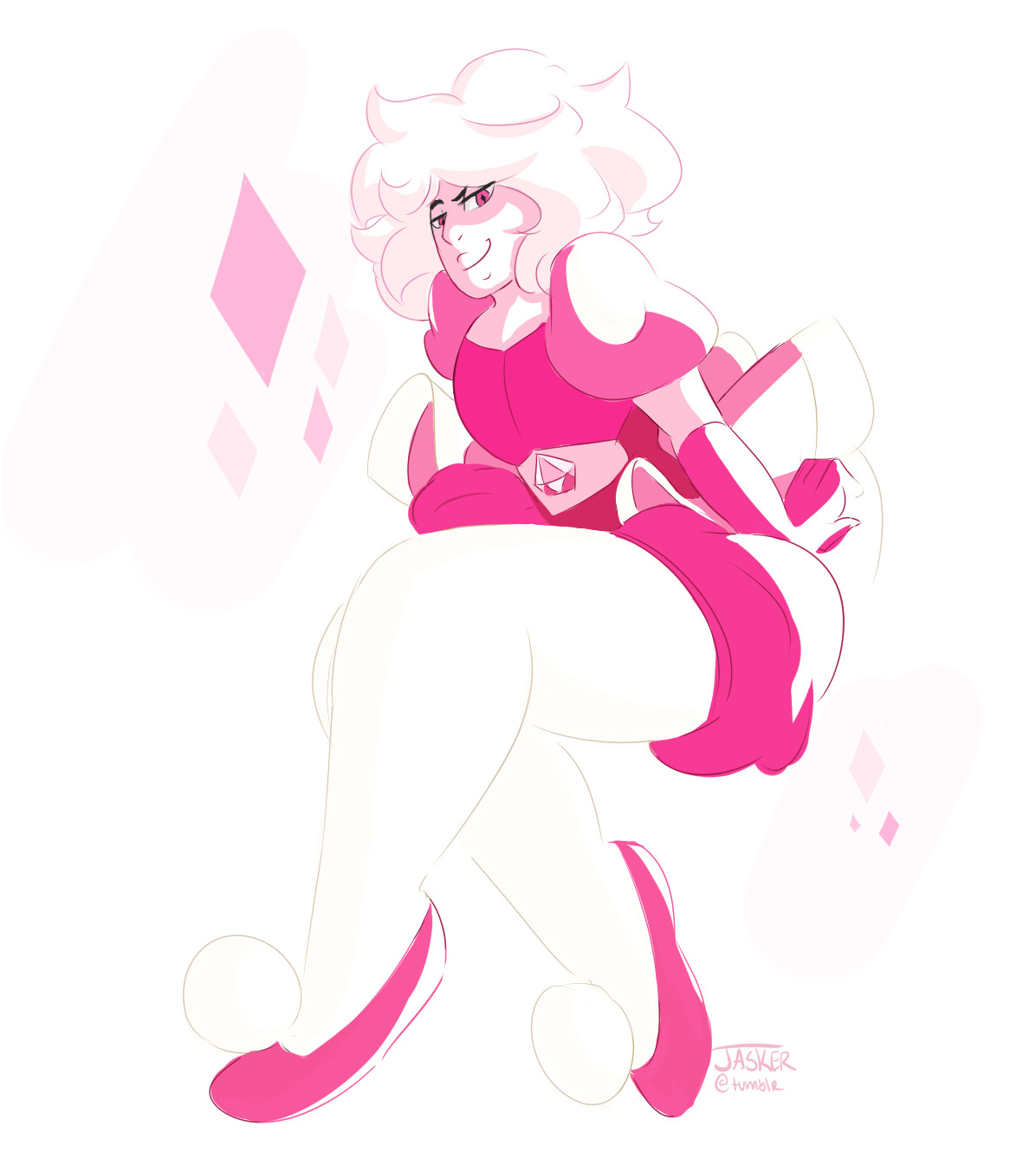 Universe Drawing Tumblr Pink Diamond Tumblr Steven Universe Pinterest Pink Diamond