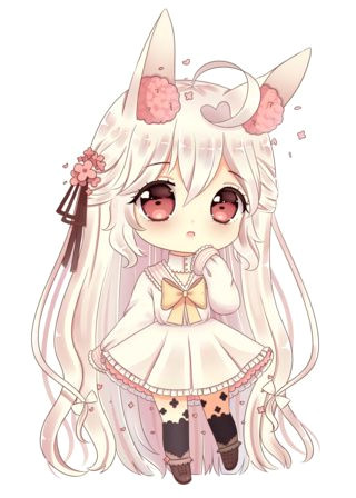 V Cute Drawing Art Trade for Riinasuu Da V Her Character Design is Gorgeous