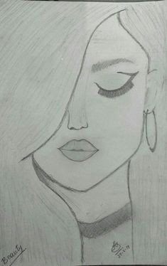 V Drawing Tutorial Drawing Side Profile Girl Sketch Inspiration Pinterest