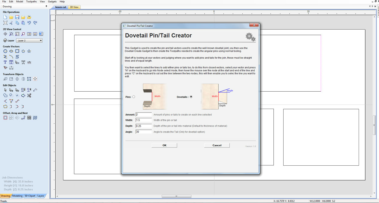 Vcarve Drawing Vectric Gadgets