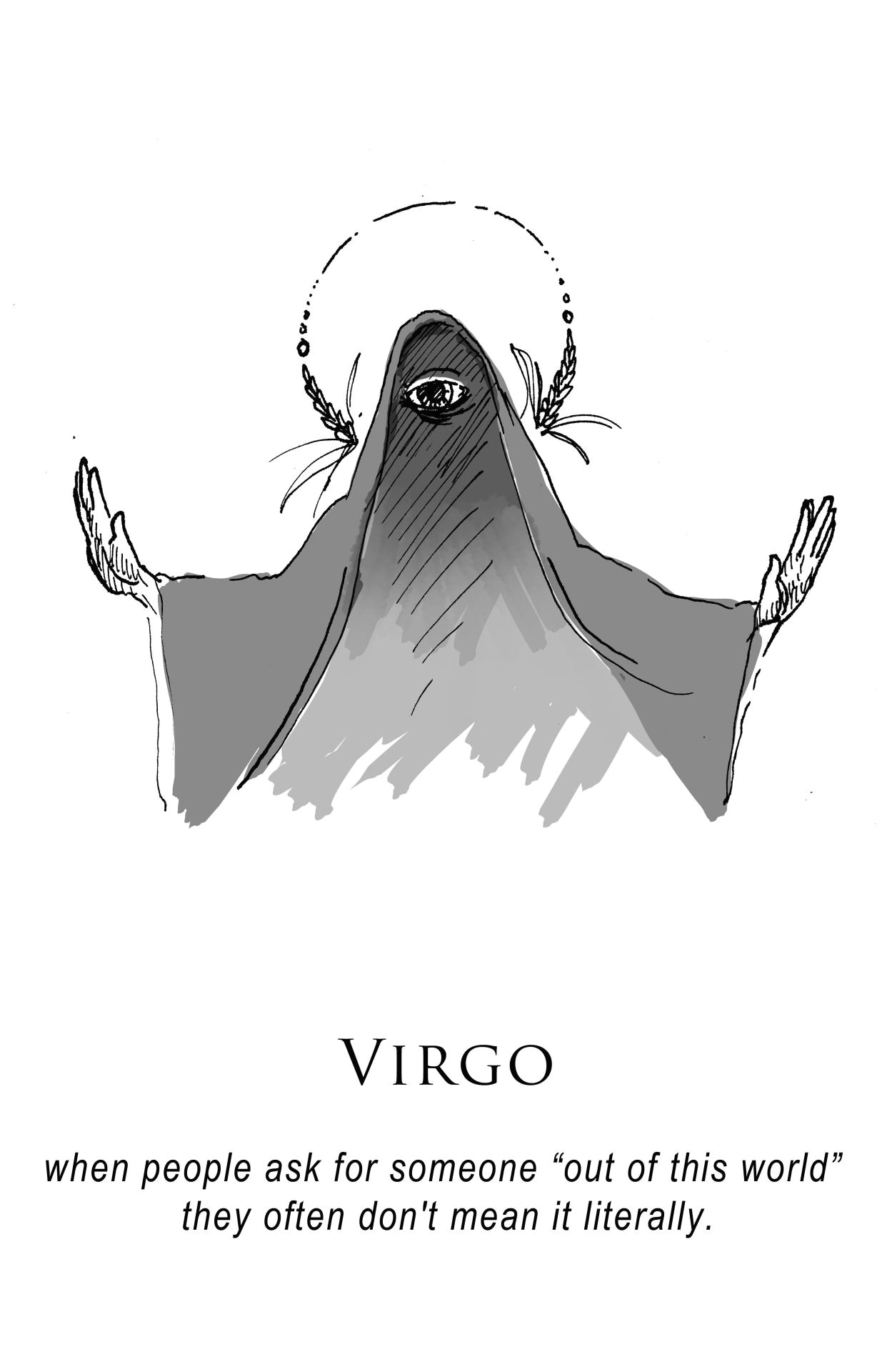 Virgo Drawing Tumblr Amrit Brar Illustrations A Book V Love Sells Virgo Virgo