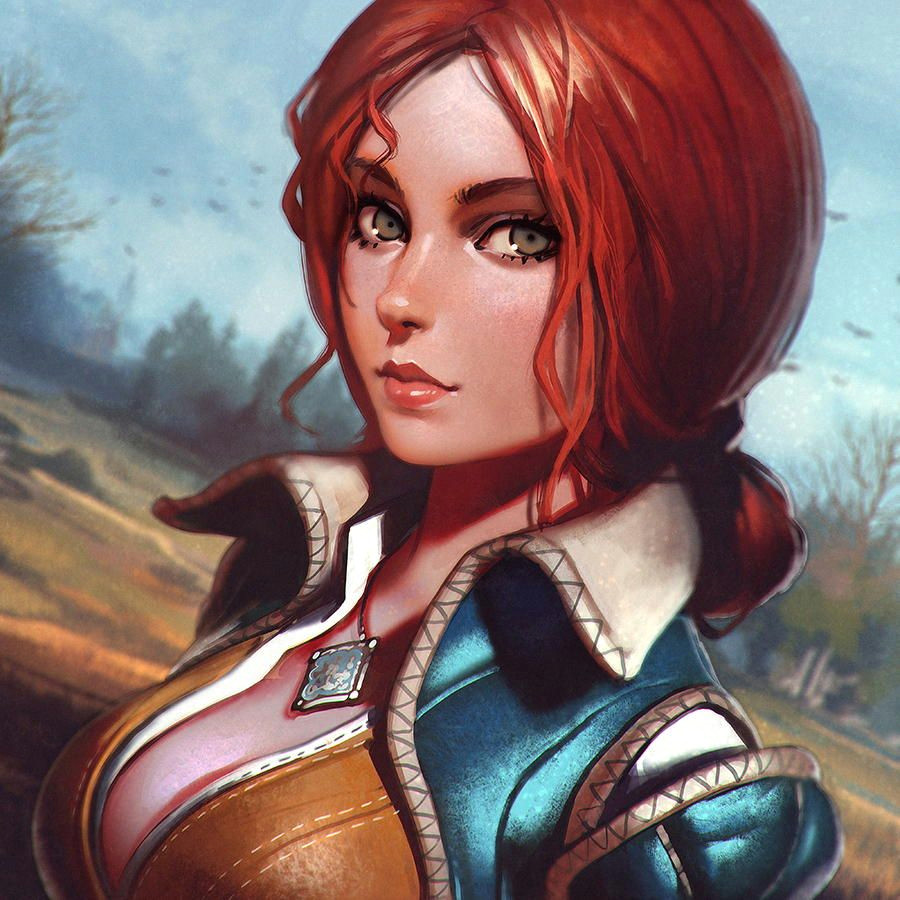 Witcher 3 Girl Drawing Triss Merigold the Witcher 3 Fan Art by Yokohama Japan Based