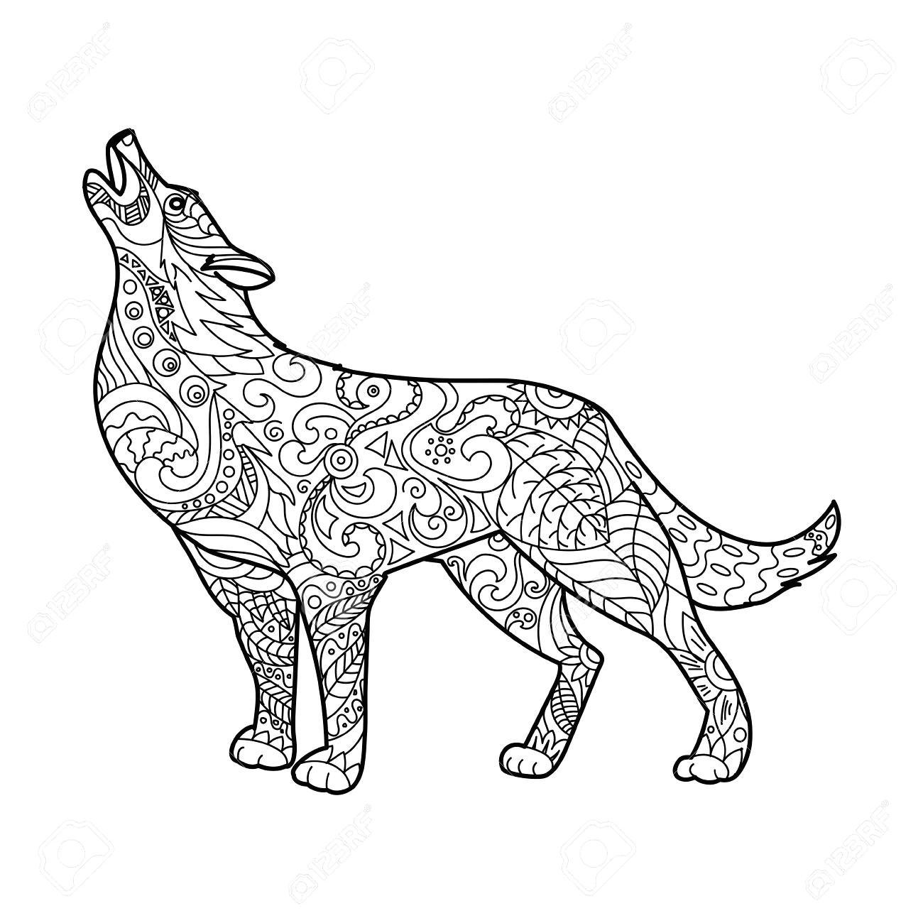 Wolf Drawing Colour Best Of Wolf Coloring Pages Brittartdesign Us