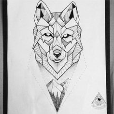 Wolf Drawing Geometric 102 Best Geometric Art Images Geometric Drawing Geometric Animal