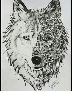 Wolf Drawing Pen Pin by Jordan Bohanan On Tattoos and Piercings Pinterest Wolf