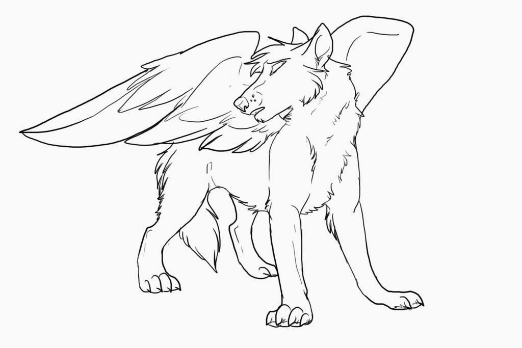 Wolf Drawing Tail 10 Luxury Anime Wolf Coloring Pages Coloring Page