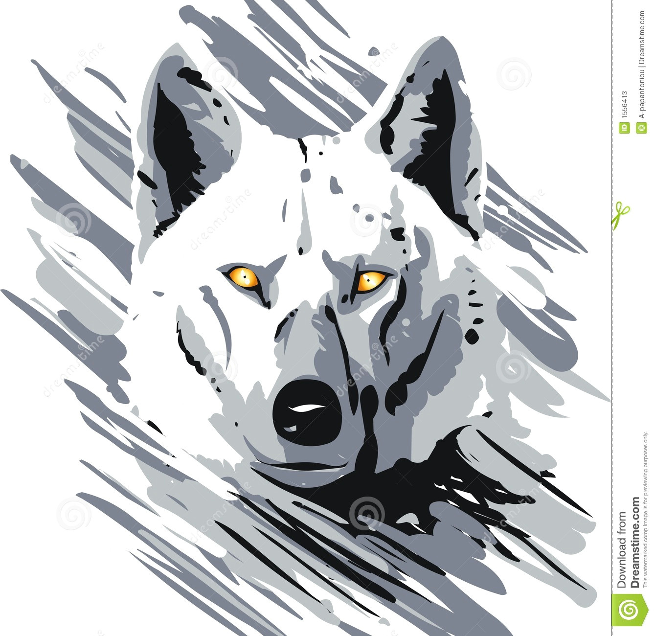 Wolf Drawing to Trace Vector Wolf Stock Illustration Illustration Of Drawing 1556413