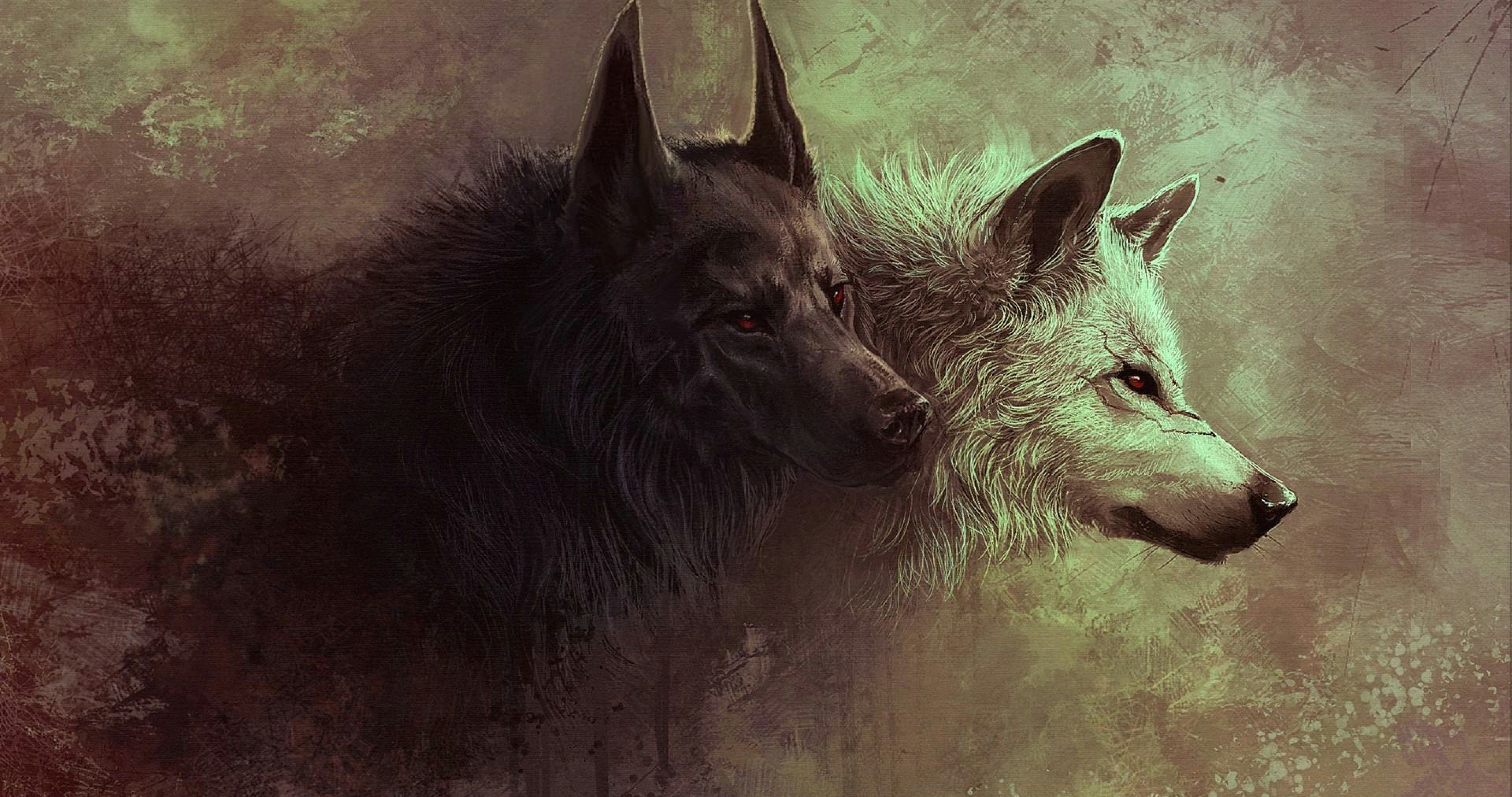 Wolf Drawing Wallpaper 4k Red Eyes Wolfs 4k Ultra Hd Wallpaper Ololoshenka Wolf Wallpaper