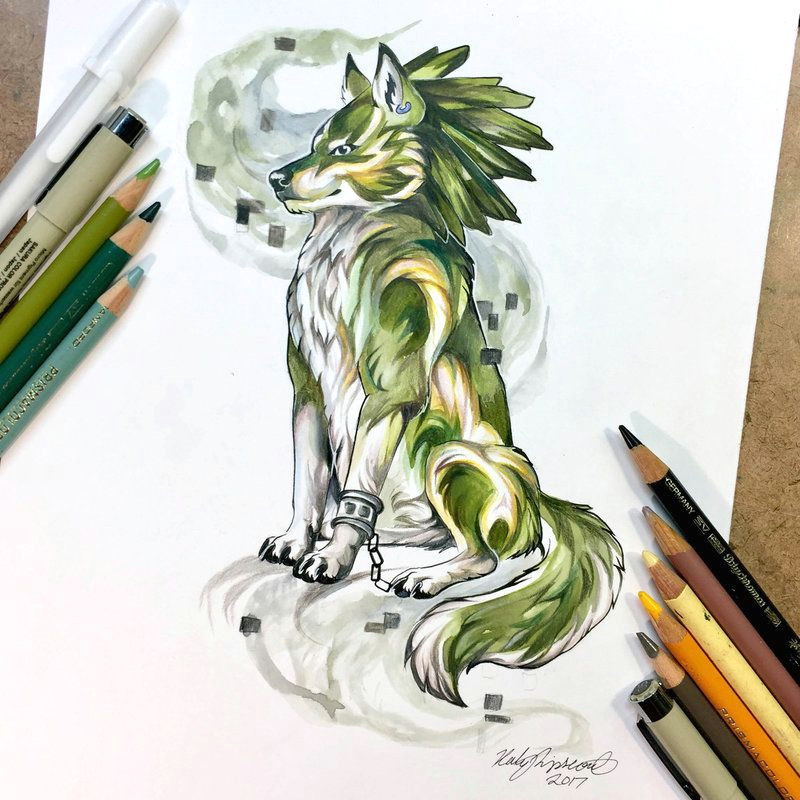 Wolf Link Drawing Wolf Link by Lucky978 Wolves In 2018 Wolf Draw Deviantart