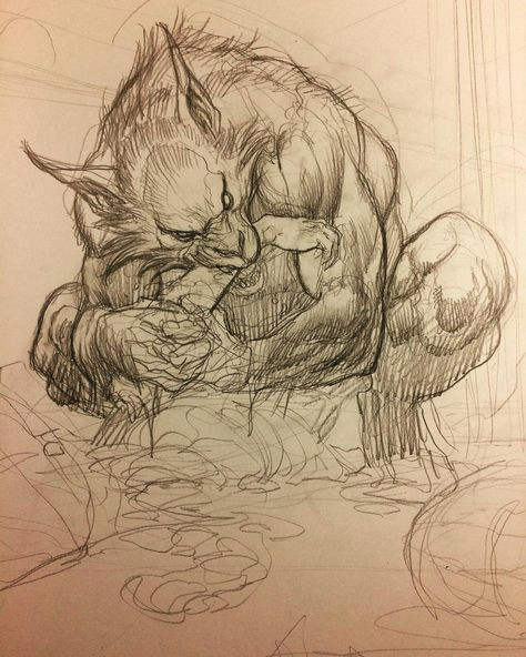 Wolfman Drawing 104 Best Drawing Werewolves Images Character Design Cool Drawings