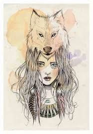 Wolves Drawing Tumblr Resultado De Imagem Para Desenhos Tumblr Garotas Lobo Tattoos