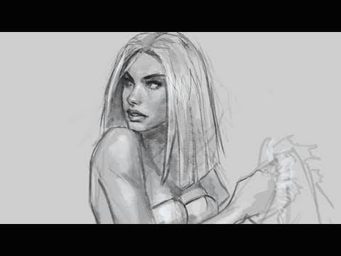 X-men Drawings Easy How to Draw A Female Face Drawing Painting tools Tips