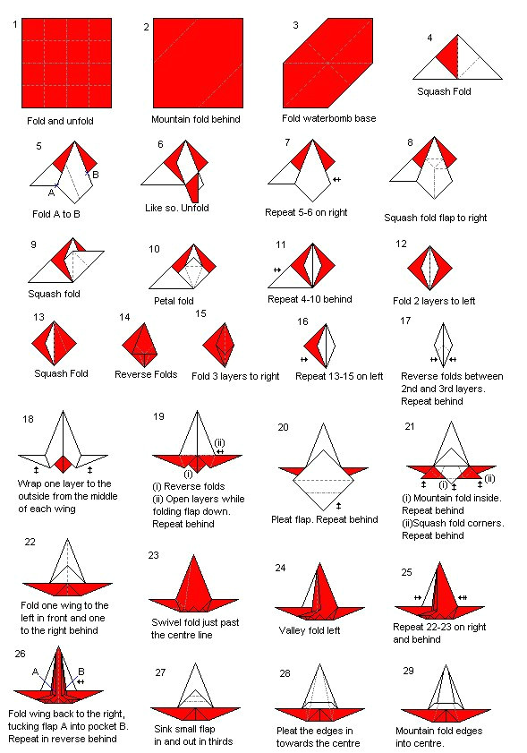 X Wing Drawing Easy origami Diagrams O Xwing Fighter origami Diagram Easy Version