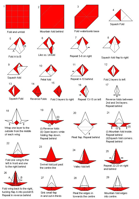 X Wing Drawing Easy origami Diagrams O Xwing Fighter origami Diagram Easy Version