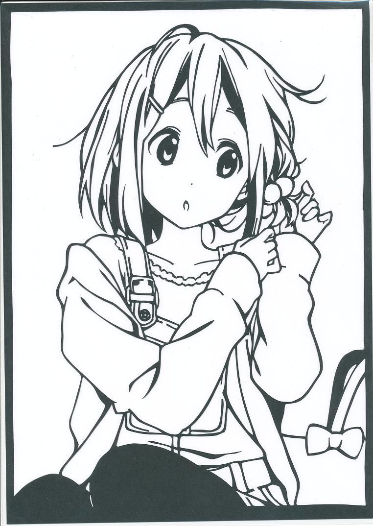 Zen Drawing Anime K On Yui Hirasawa Stuff Manga Drawing Art Anime Art