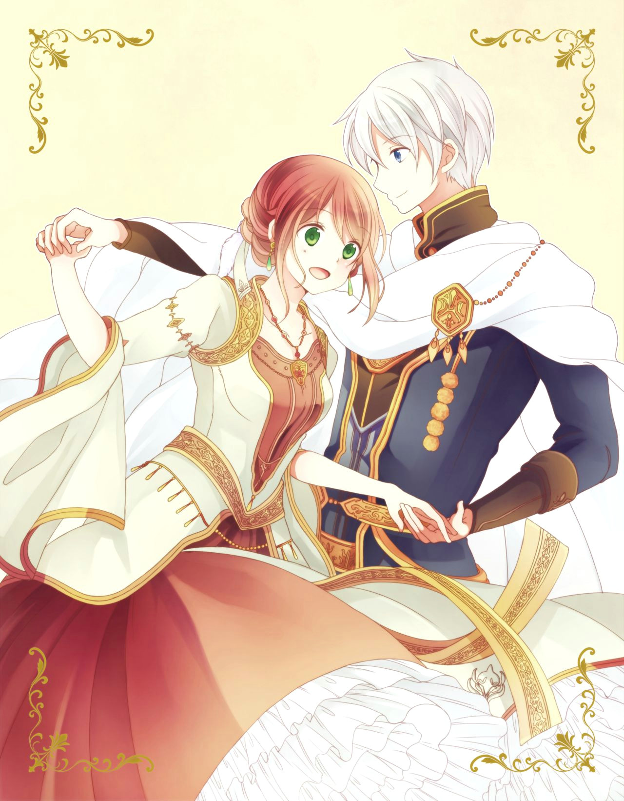 Zen Drawing Anime Shirayuki and Zen Wisteria Anime Fanart Snow White with the Red