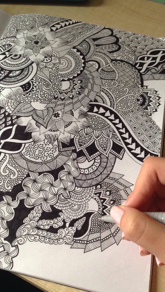 Zen Drawing Ideas Living In A World Of Dots and Squiggles Zentangle Doodles