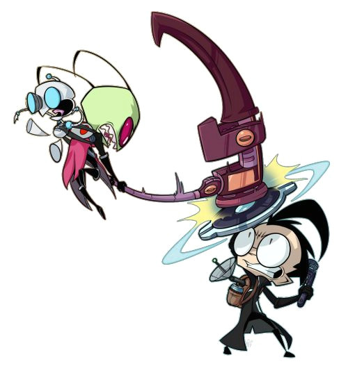 Zim Cartoon Drawing How Do I Anything I Am Zim Invader Zim Invader Zim Characters